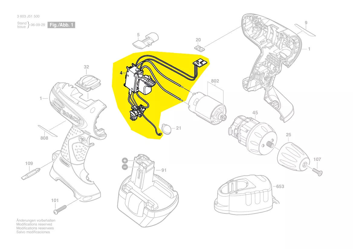 Interrupteur réf. 2 609 120 270 BOSCH